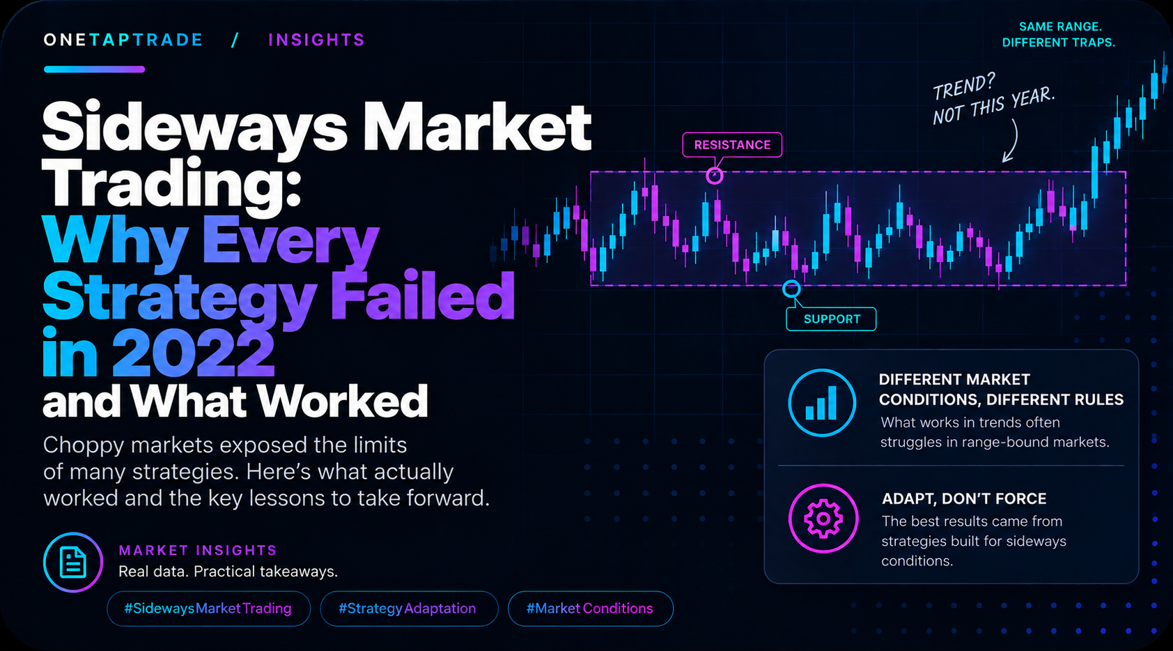 Sideways Market Trading: Why Every Strategy Failed in 2022 and What Worked